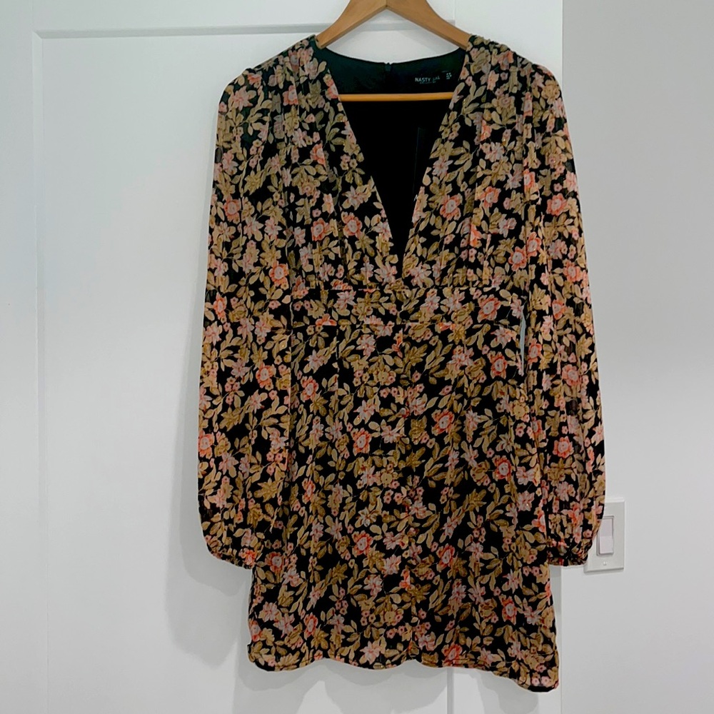 NastyGal floral dress